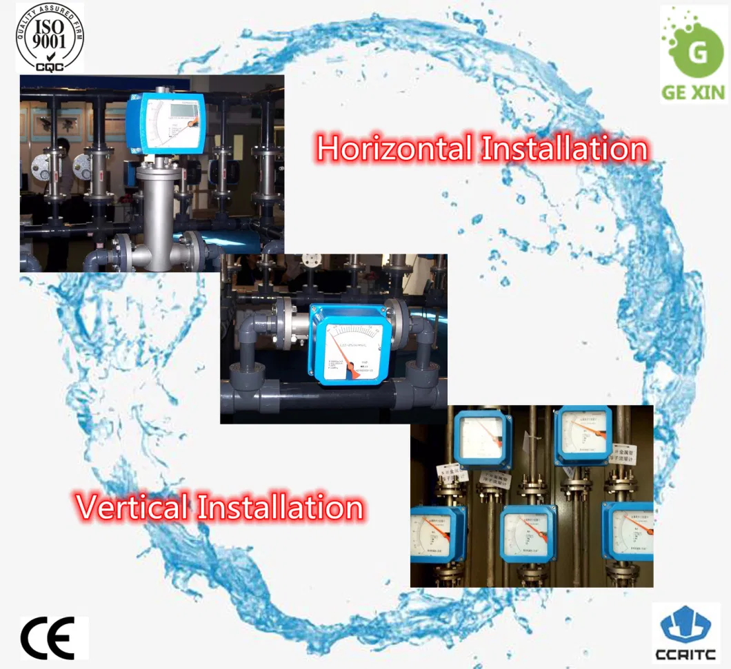 Metal Tube Rotameter Sanitary Clamp Liquid Variable Area Flow Meter